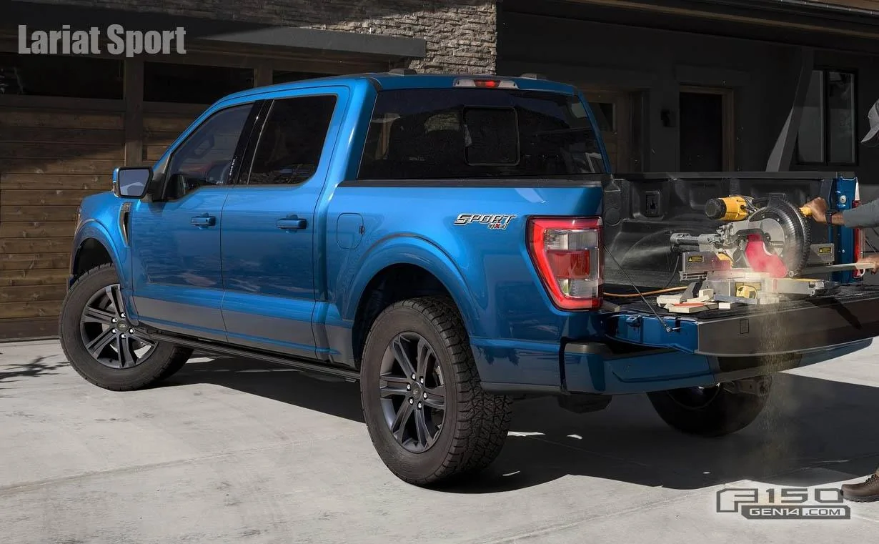 Ford F-150 Lightning Factory Wheels Comparison - 2021 F-150 (XL, STX, XLT, Lariat, King Ranch, Platinum, Limited) 2021 F-150 Lariat Sport Wheels 1