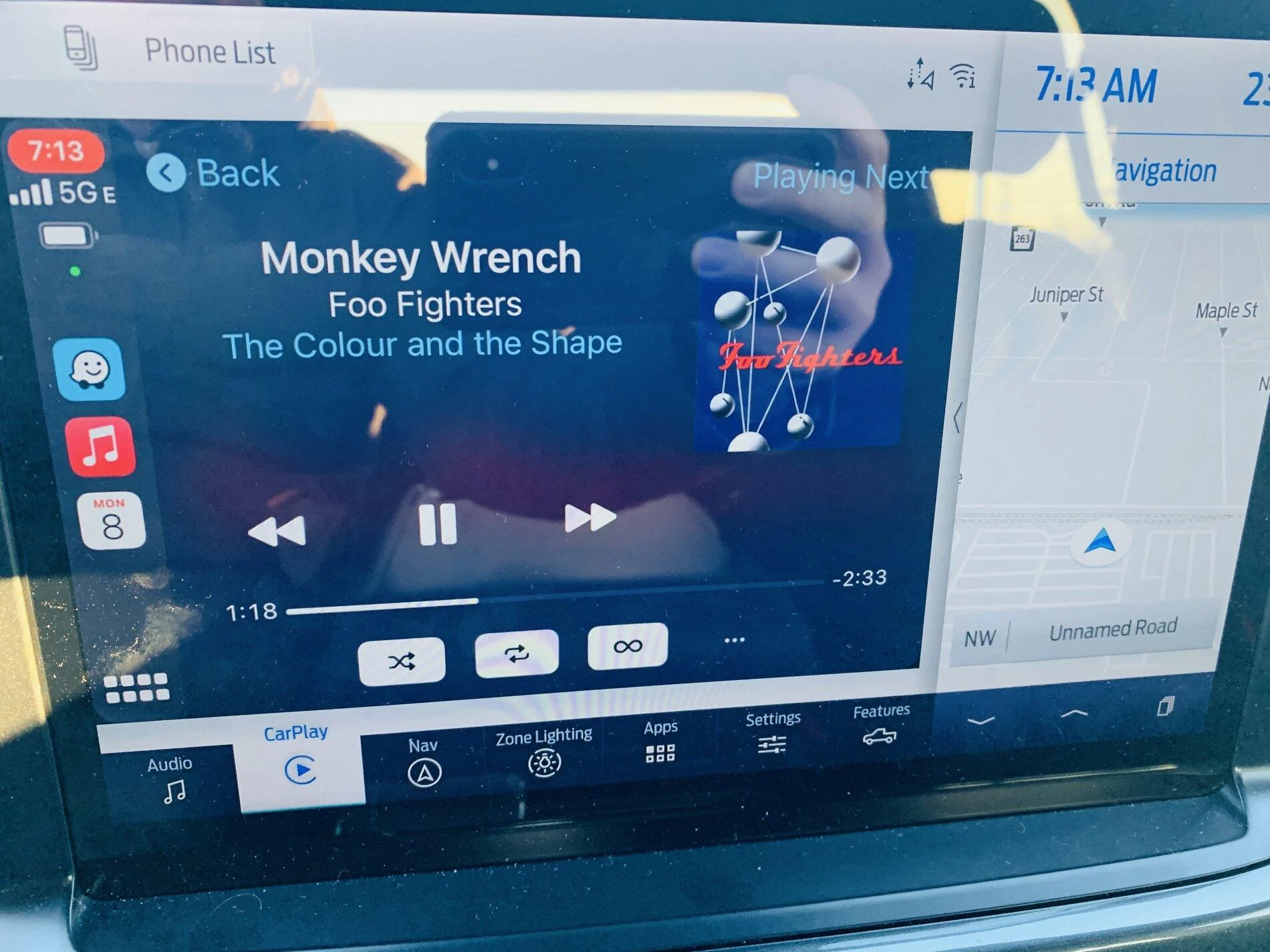 Ford F-150 Lightning Sync 4 w/ CarPlay - "No Data Available" IMG_E1215