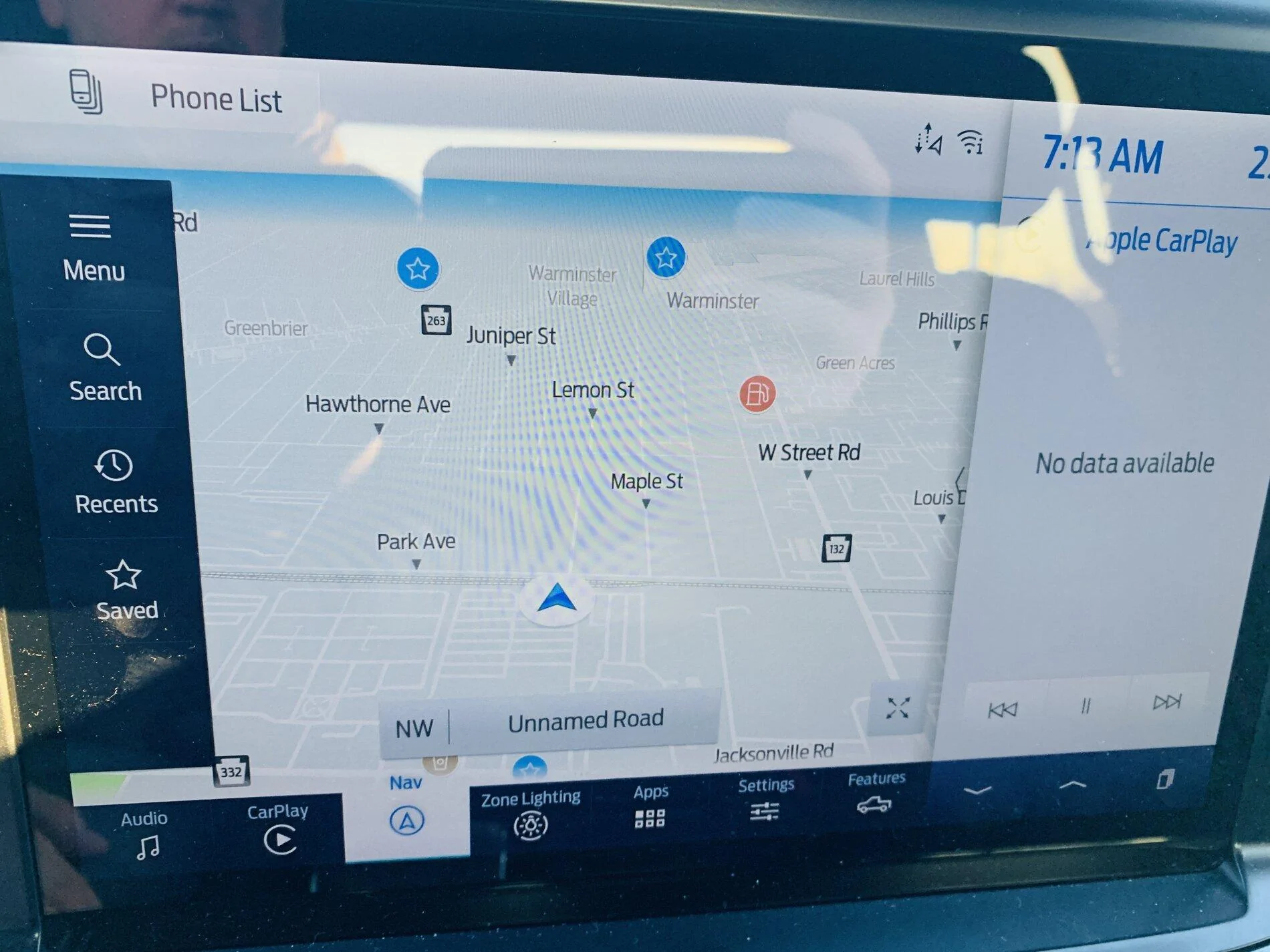Ford F-150 Lightning Sync 4 w/ CarPlay - "No Data Available" IMG_E1216