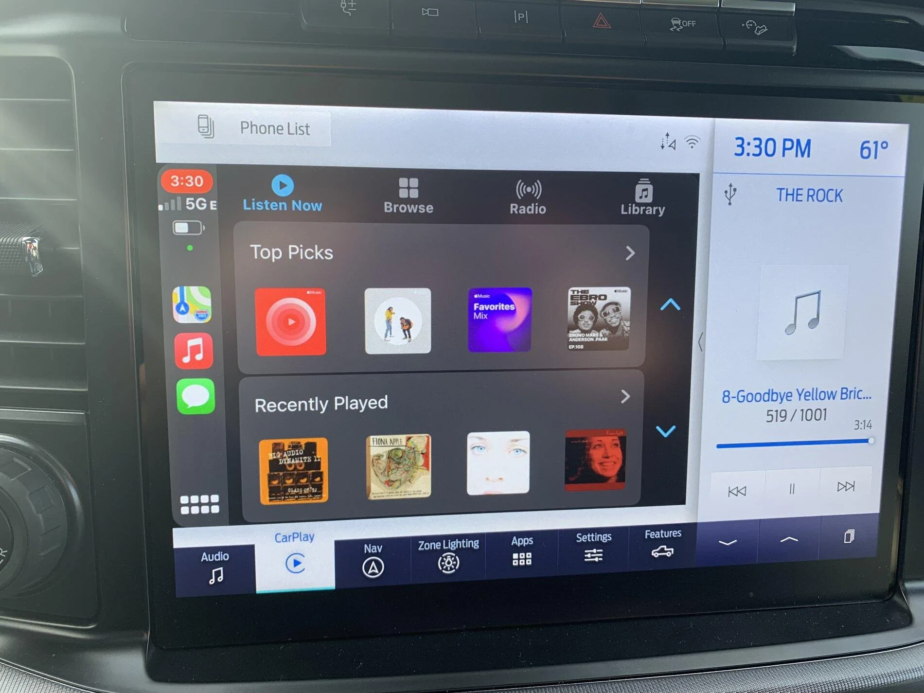 Ford F-150 Lightning Do you run Syn 4 or Apple CarPlay? IMG_1959