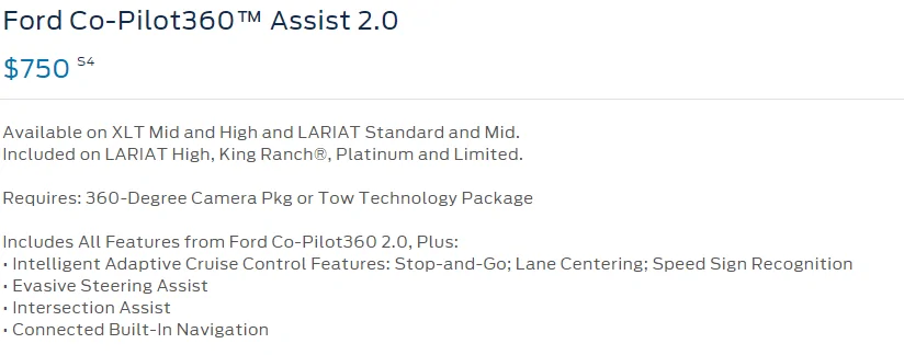 Ford F-150 Lightning Is Navi standard on 302A? co