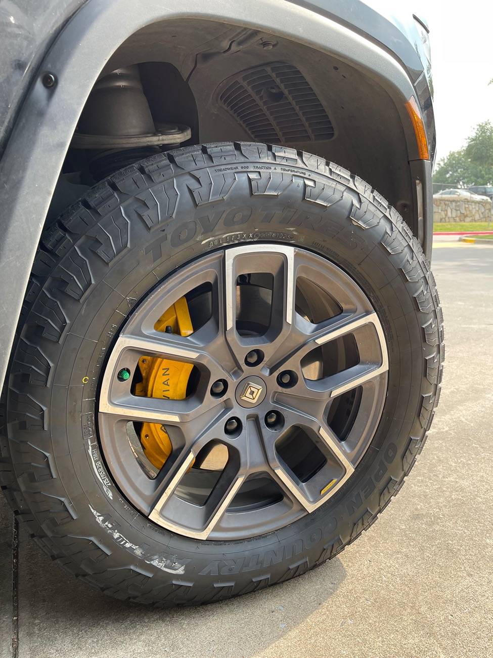 Ford F-150 Lightning Installed Toyo Open Country AT3 EV 116 T XL All-Terrain Tires IMG_6311