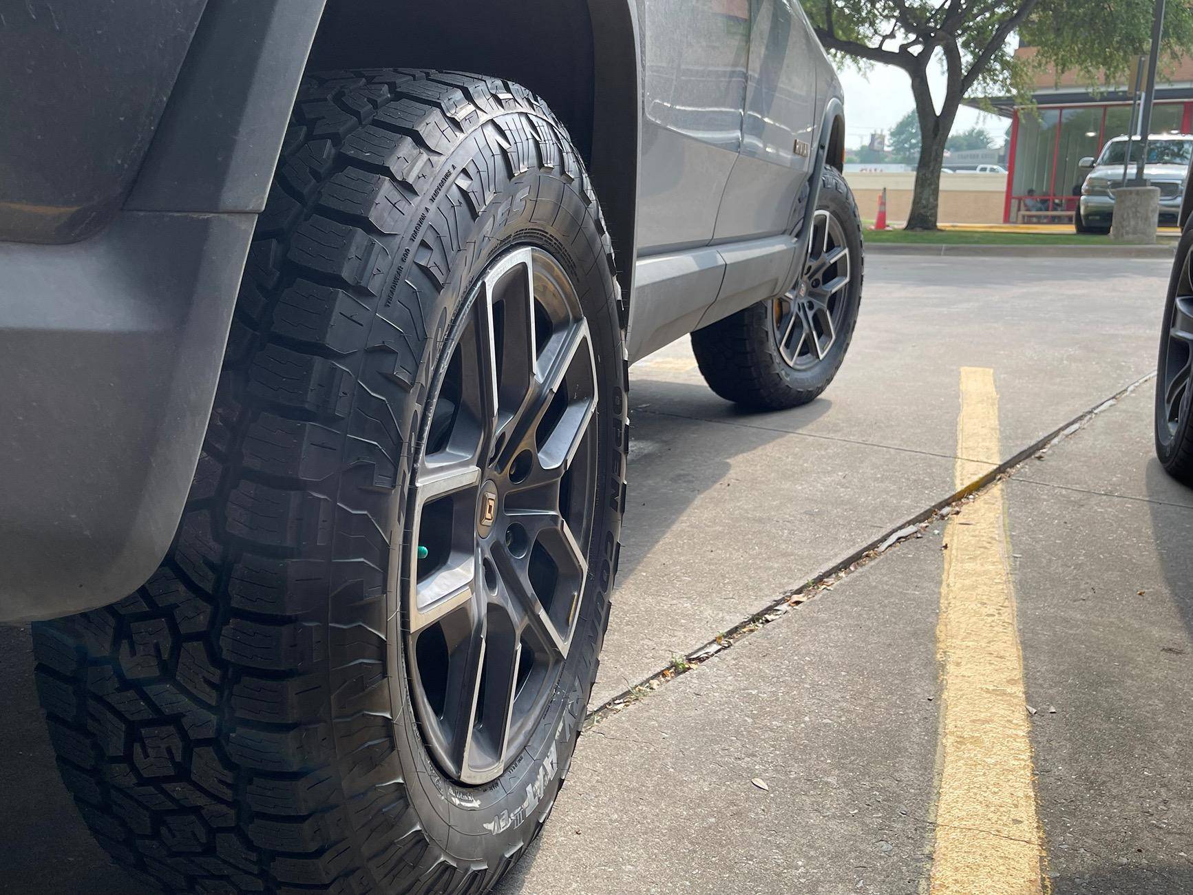 Ford F-150 Lightning Just installed the recently launched Pirelli Scorpion XTM All-Terrain Tire with gas and EV variants. 34" Tires on 20" wheels. IMG_6315