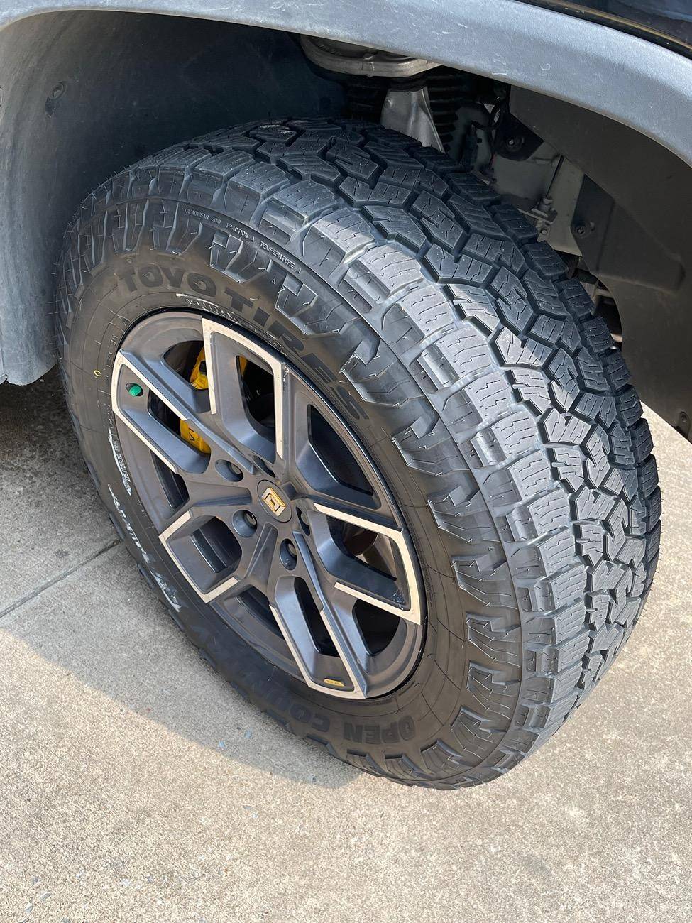 Ford F-150 Lightning Just installed the recently launched Pirelli Scorpion XTM All-Terrain Tire with gas and EV variants. 34" Tires on 20" wheels. IMG_6317