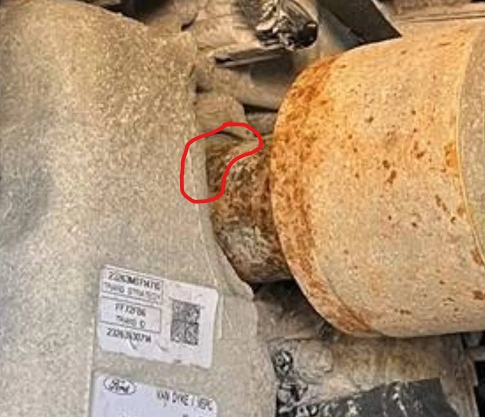 Ford F-150 Lightning Road Salt, and other undercarriage cleaning process Shaft Corrosion