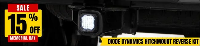 Ford F-150 Lightning MEMORIAL DAY SALES | Save on LED Lights, Air Compressors & More md25header-diode-dynamics-hitchmount