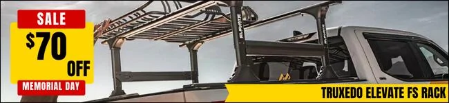 Ford F-150 Lightning MEMORIAL DAY SALES | Save on LED Lights, Air Compressors & More md25header-truxedo-elevat