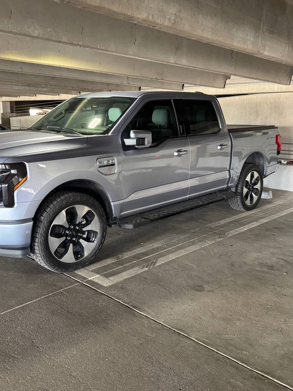 Ford F-150 Lightning Has anyone put all terrain tires on stock Lightning Platinum Wheels? IMG_6370