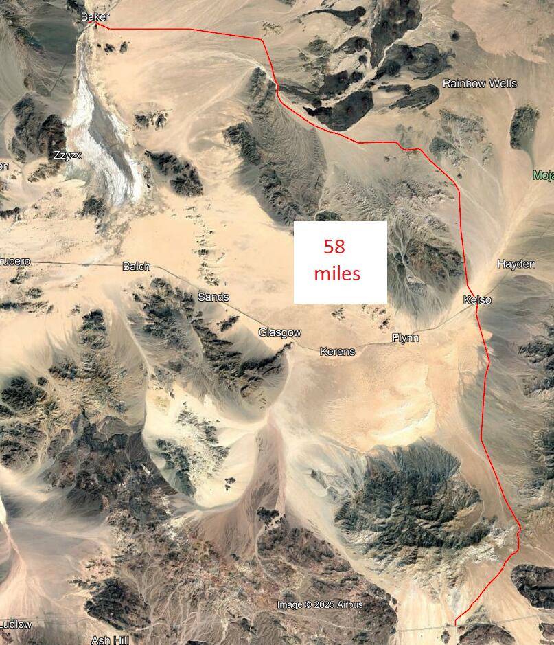 Ford F-150 Lightning 603 mile drive mostly in the SoCal desert Kelbaker Road route