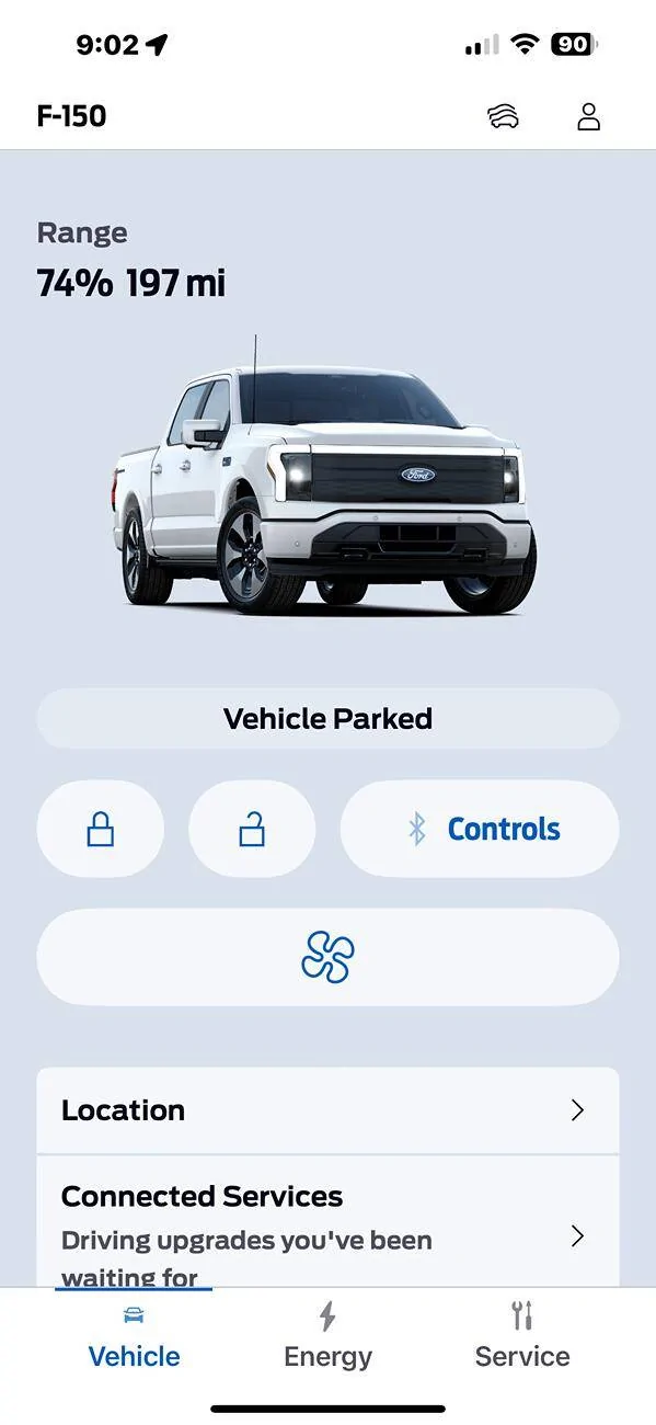 Ford F-150 Lightning Initial range after charge well below advertised range- 2025 Flash IMG_0652