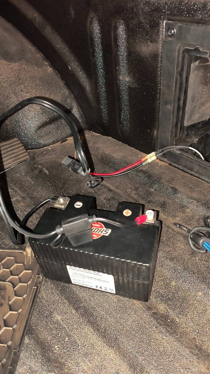 Ford F-150 Lightning Bed Lights added to Pro, self contained not OEM IMG_20250520_190023491