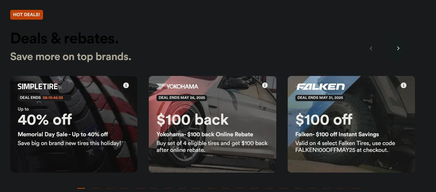 Ford F-150 Lightning SimpleTire Memorial Day 10% off / Free Tire Replacement Coverage on Select Brands and Free Shipping - TOYO AT III EV SL in stock 1748038504125-ey