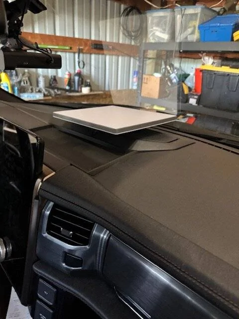 Ford F-150 Lightning Starlink Mini, Does it FIT under the sunroof privacy shade? IMG_9340