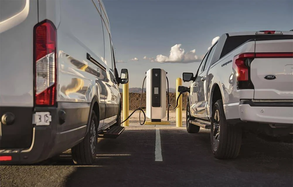 Ford F-150 Lightning Electric company drives a Lightning. Go figure. 1748545141878-sn