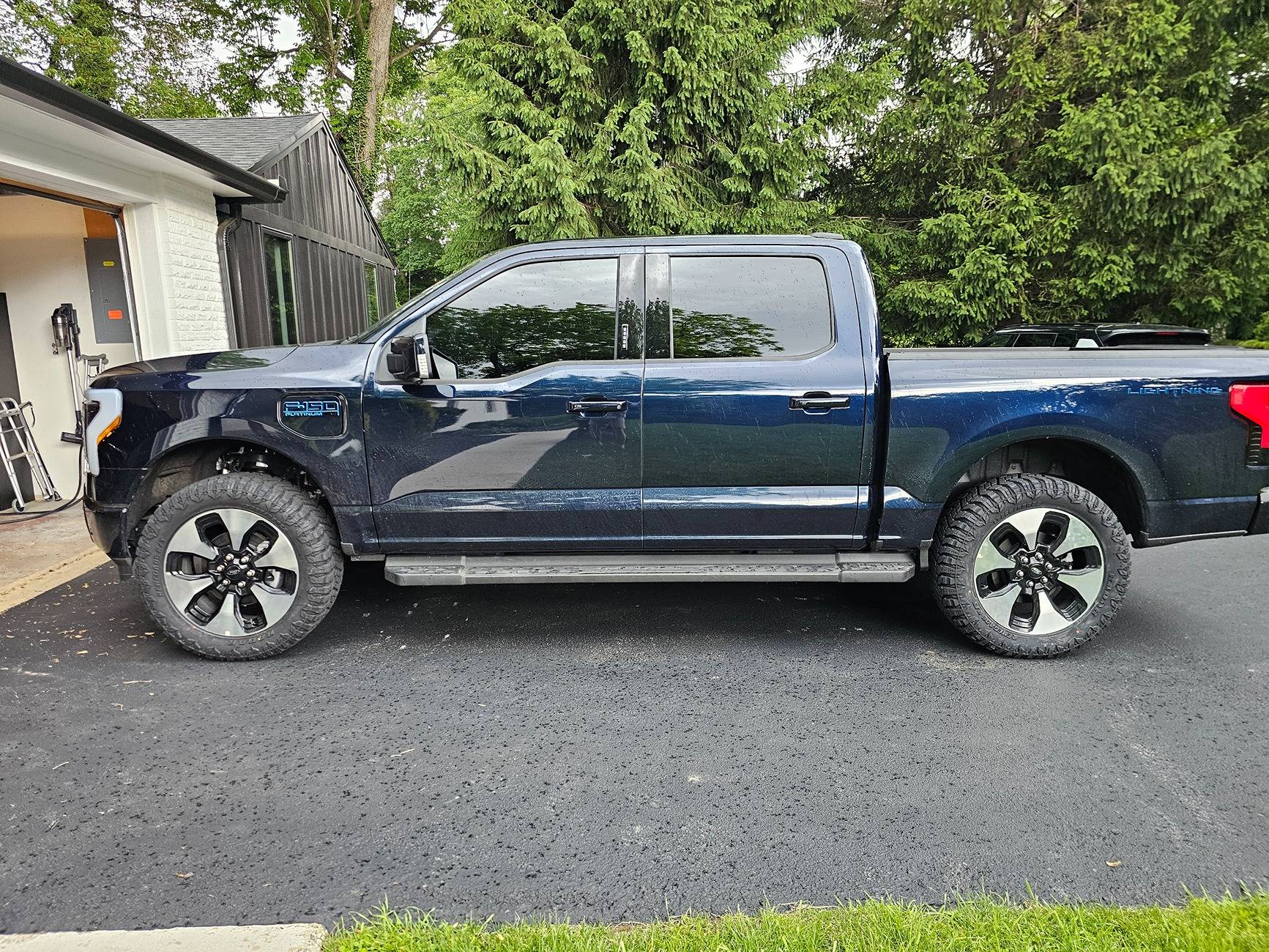Ford F-150 Lightning Has anyone put all terrain tires on stock Lightning Platinum Wheels? 20250531_154751