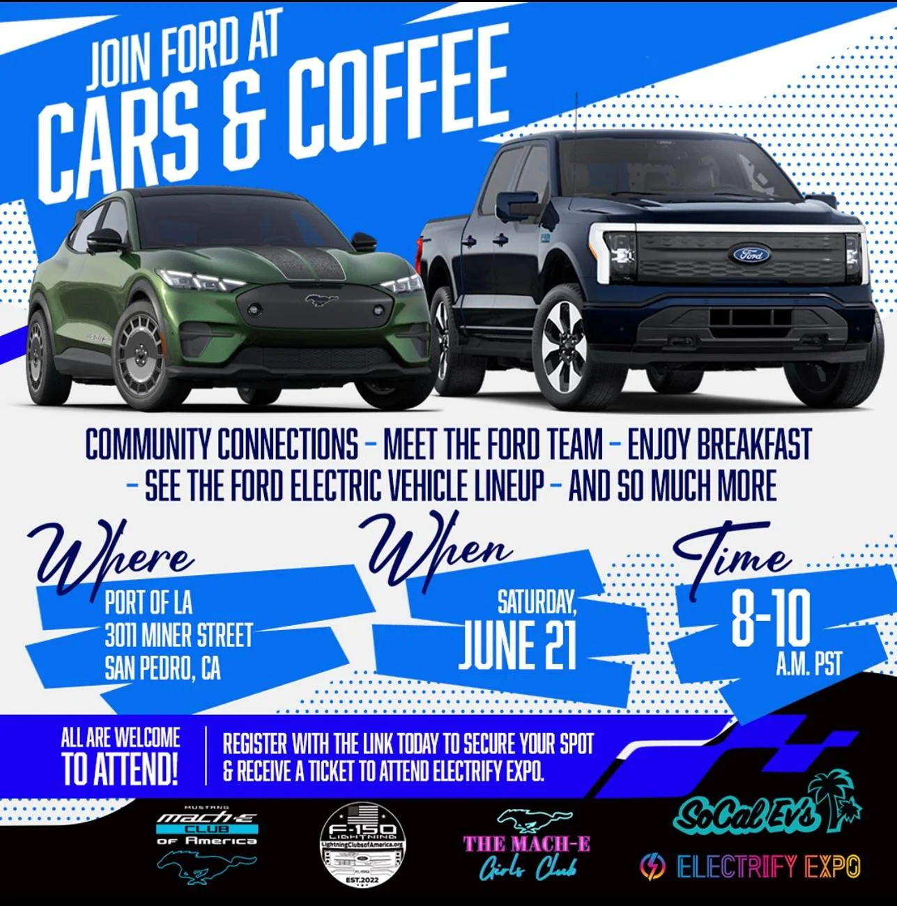 Ford F-150 Lightning Ford Cars N Coffee Los Angeles IMG_5139