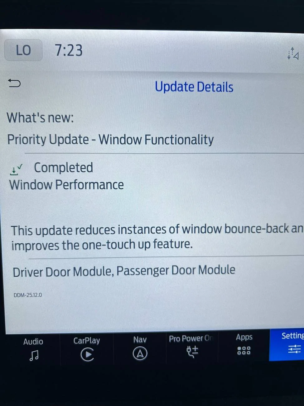 Ford F-150 Lightning Software updates? How to check and how to do IMG_0625