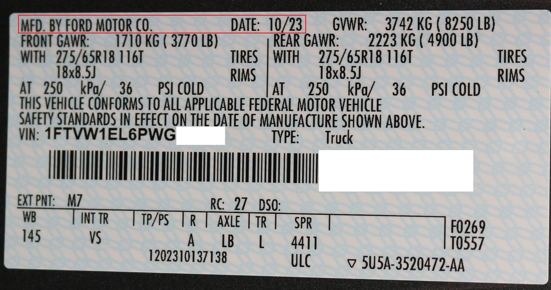 Ford F-150 Lightning Powertrain Malfunction/Reduced Power, and will not charge img_5731-mfg-2023-10-edit-out-vin-jpg