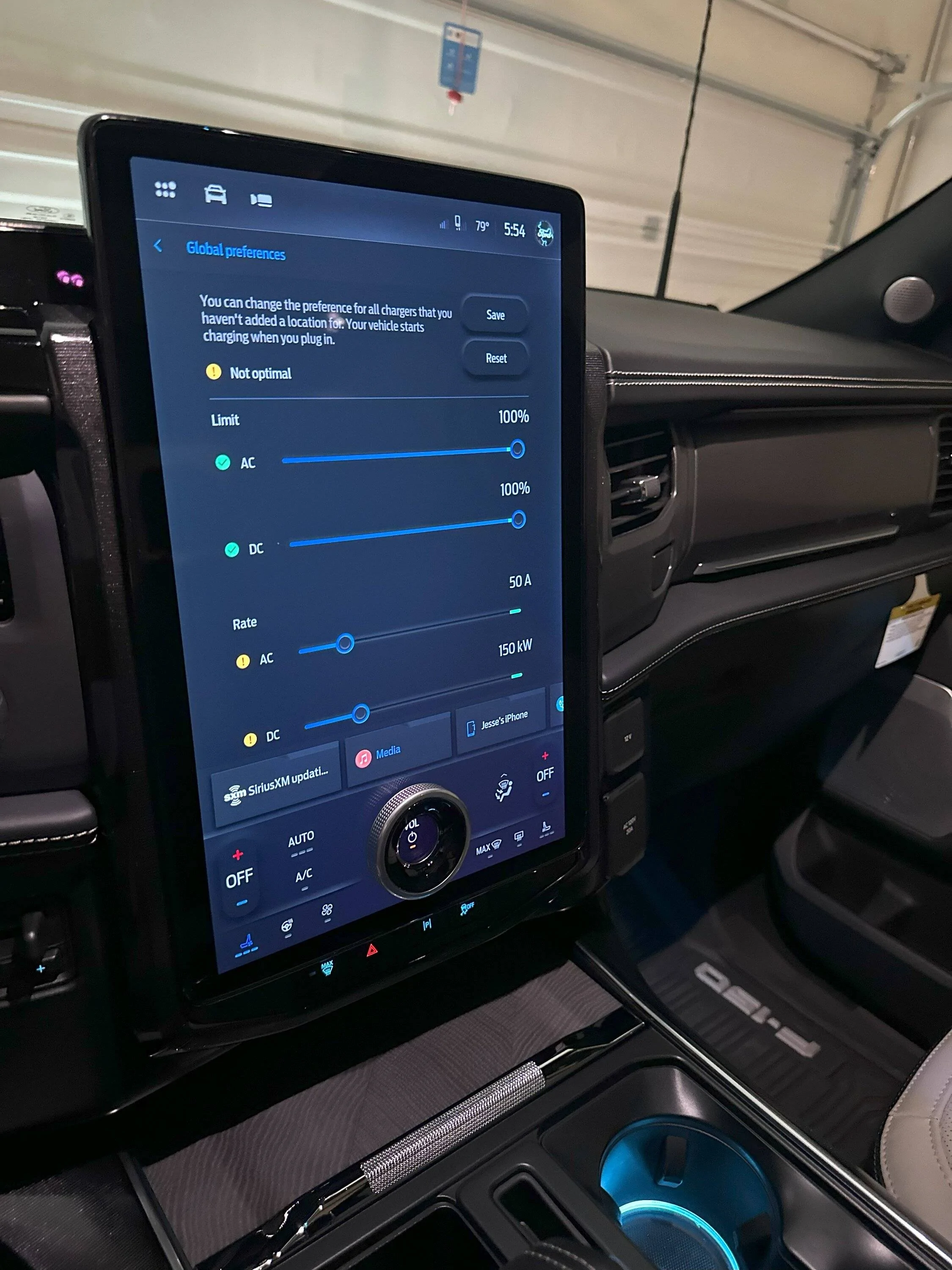 Ford F-150 Lightning Add Charge enhanced charge settings Lightning2