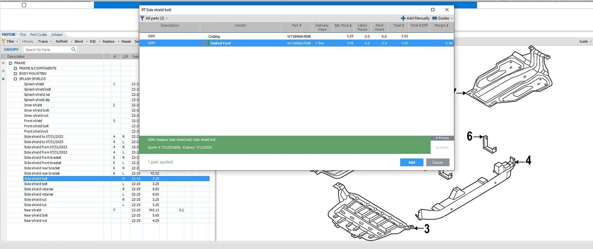 Ford F-150 Lightning Body part diagrams IMG_4209