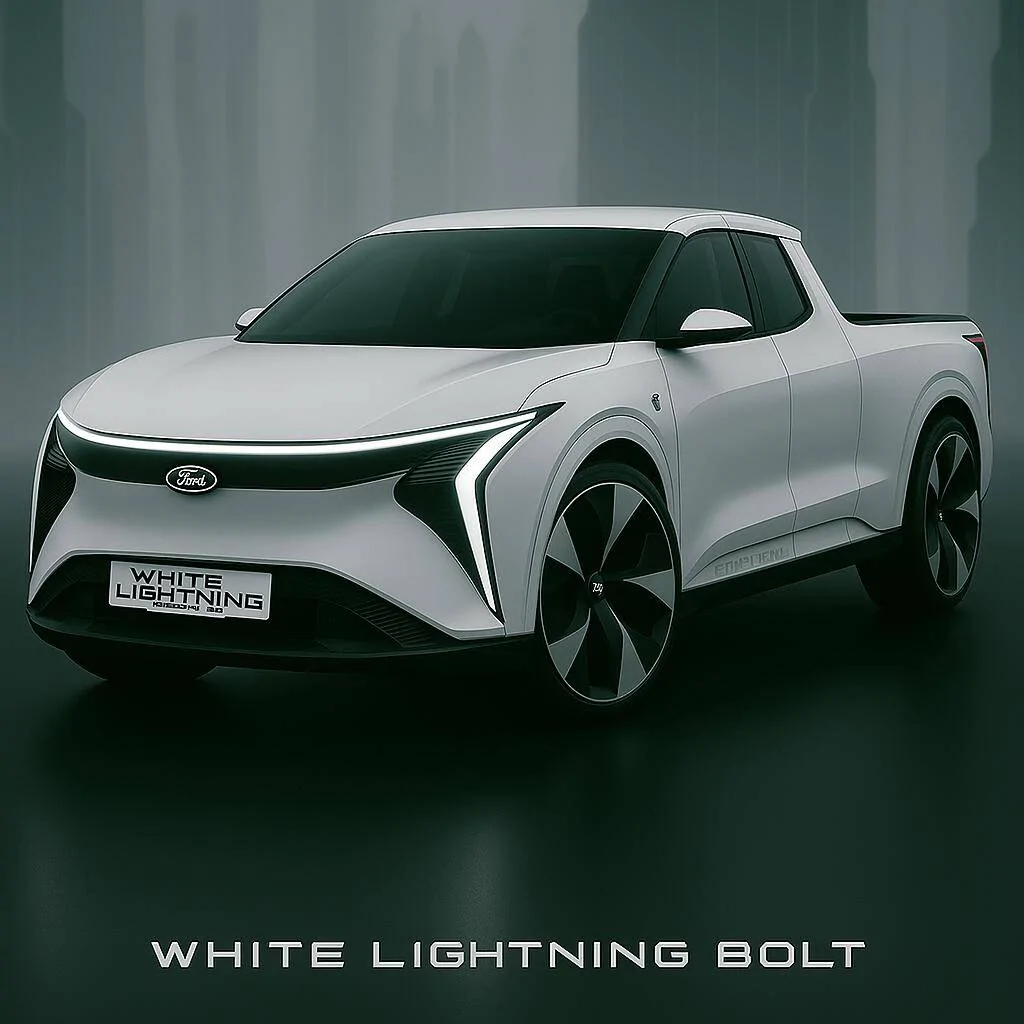Ford F-150 Lightning Bittersweet traded in the lightning for power boost 2035WhiteLightingBolt