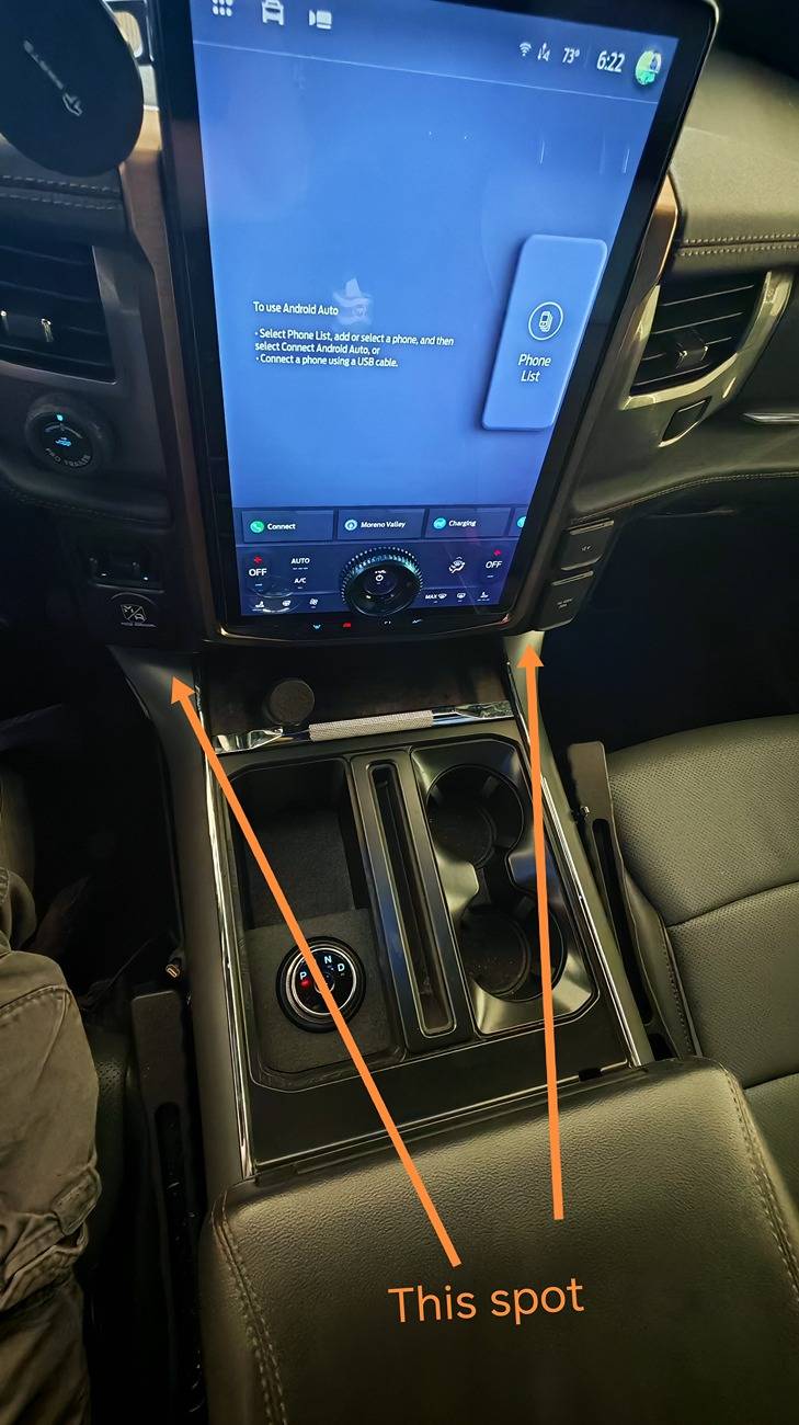 Ford F-150 Lightning Stick to Rotary Shift Knob Conversion w/ 3D Printed Rotary Shifter Holder 1000008091