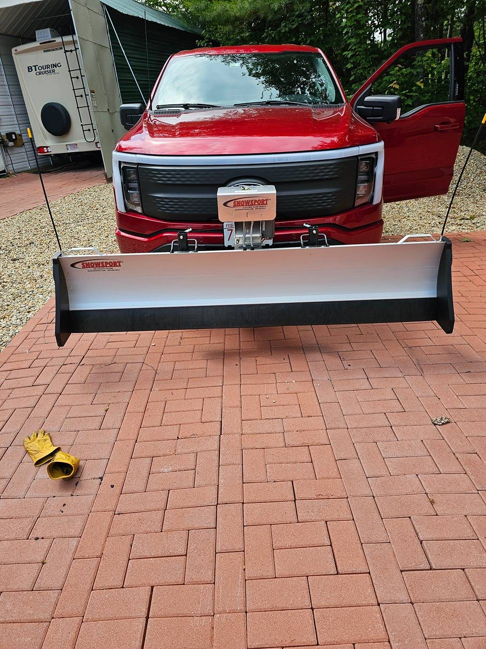 Ford F-150 Lightning Front Hitch Installed on Lightning - Good news 20250613_140540