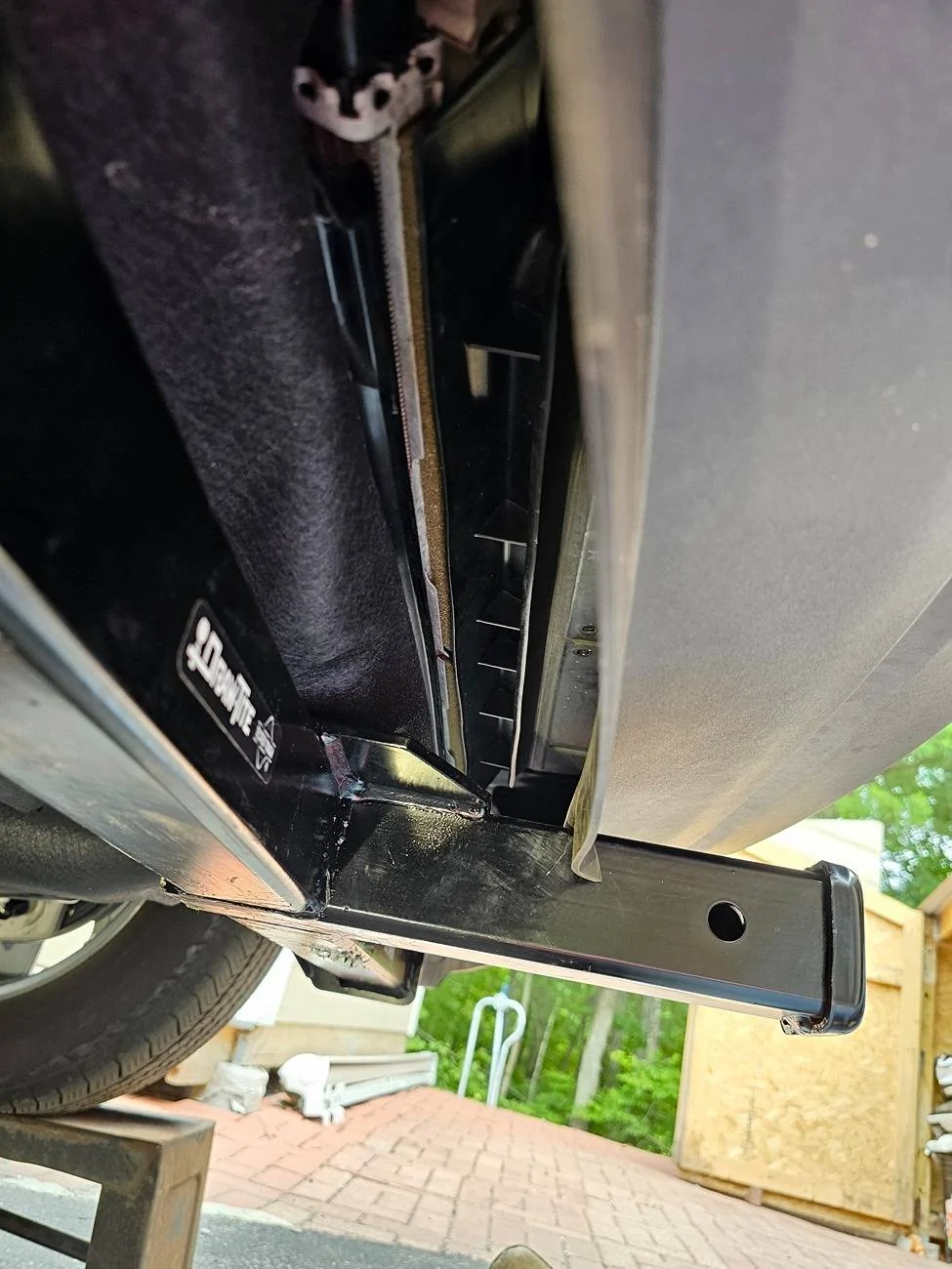 Ford F-150 Lightning Front Hitch Installed on Lightning - Good news 20250613_132840