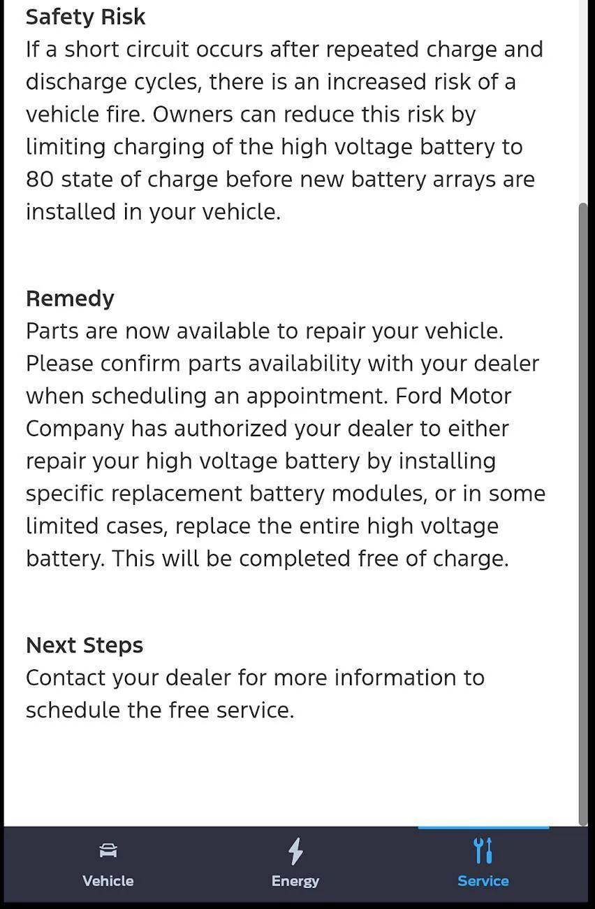 Ford F-150 Lightning Safety Program: 25S18 aka 25V131: HV Battery Electrode Misalignment Discussion 1750401128647-u4