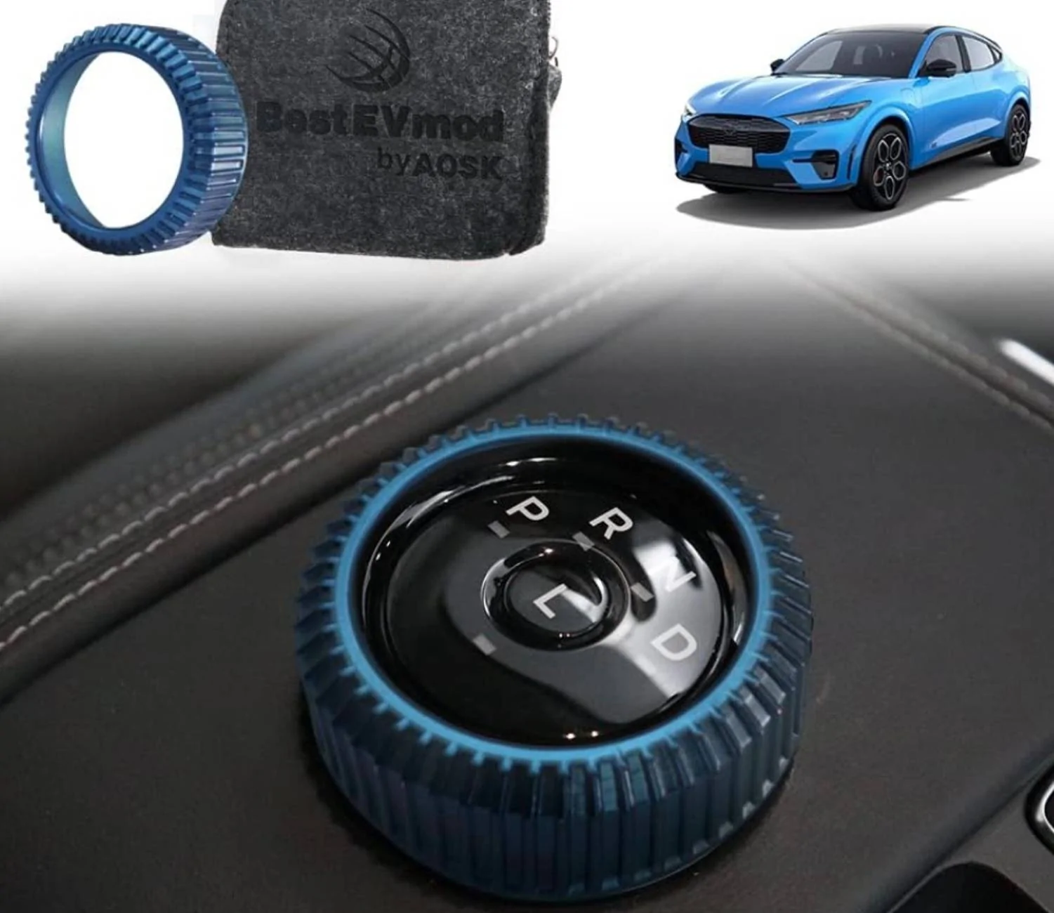 Ford F-150 Lightning Stick to Rotary Shift Knob Conversion w/ 3D Printed Rotary Shifter Holder 1000008093