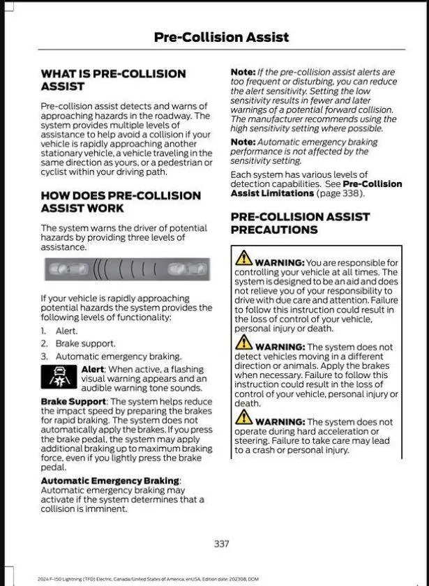 Ford F-150 Lightning PreCollision Assist 1750526299539-01