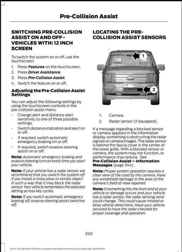 Ford F-150 Lightning PreCollision Assist 1750526408038-