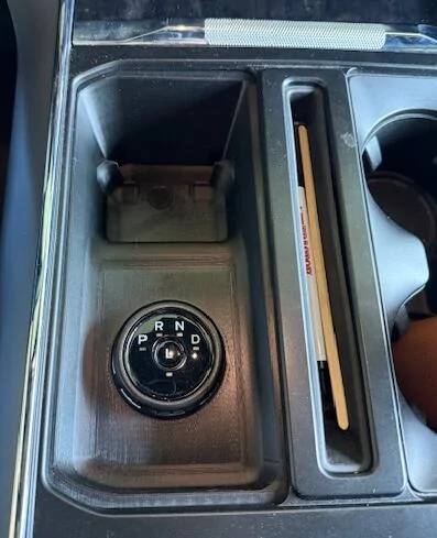 Ford F-150 Lightning Stick to Rotary Shift Knob Conversion w/ 3D Printed Rotary Shifter Holder Bronco_Sport_GSM_in_Lightning