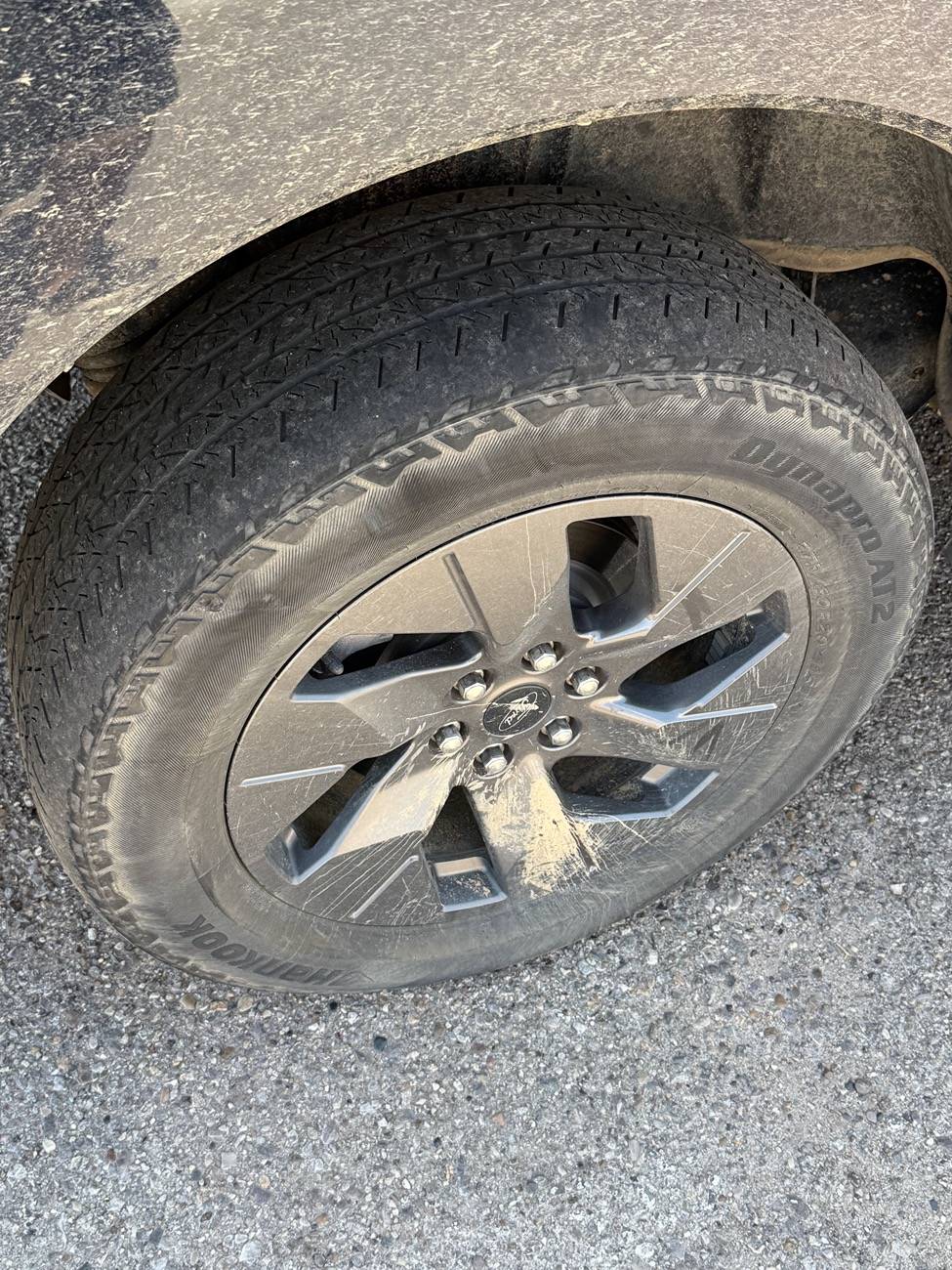 Ford F-150 Lightning Outer Tire Wearing Fast F150 ev IMG_1049