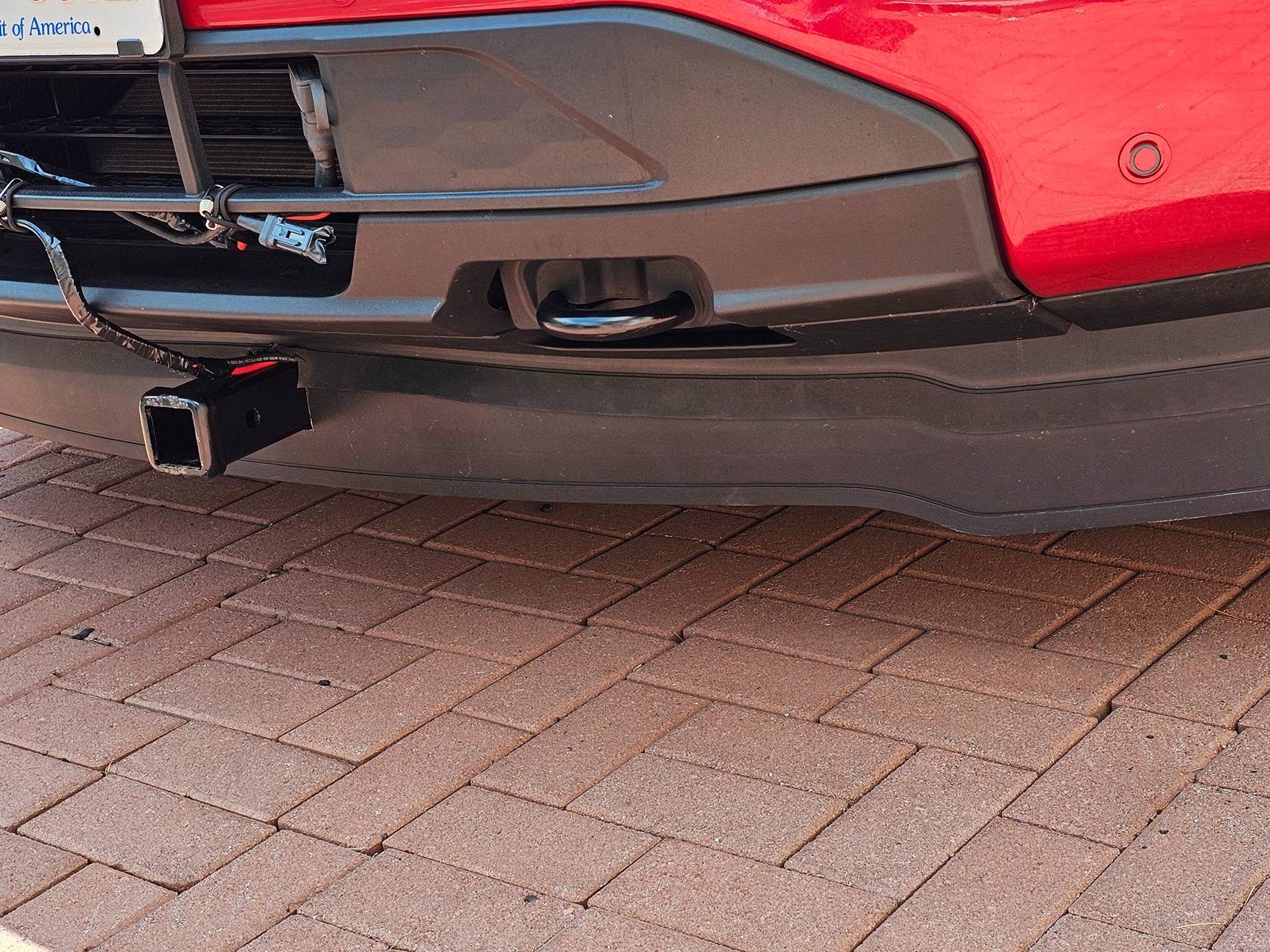 Ford F-150 Lightning Front Hitch Installed on Lightning - Good news 20250622_135644