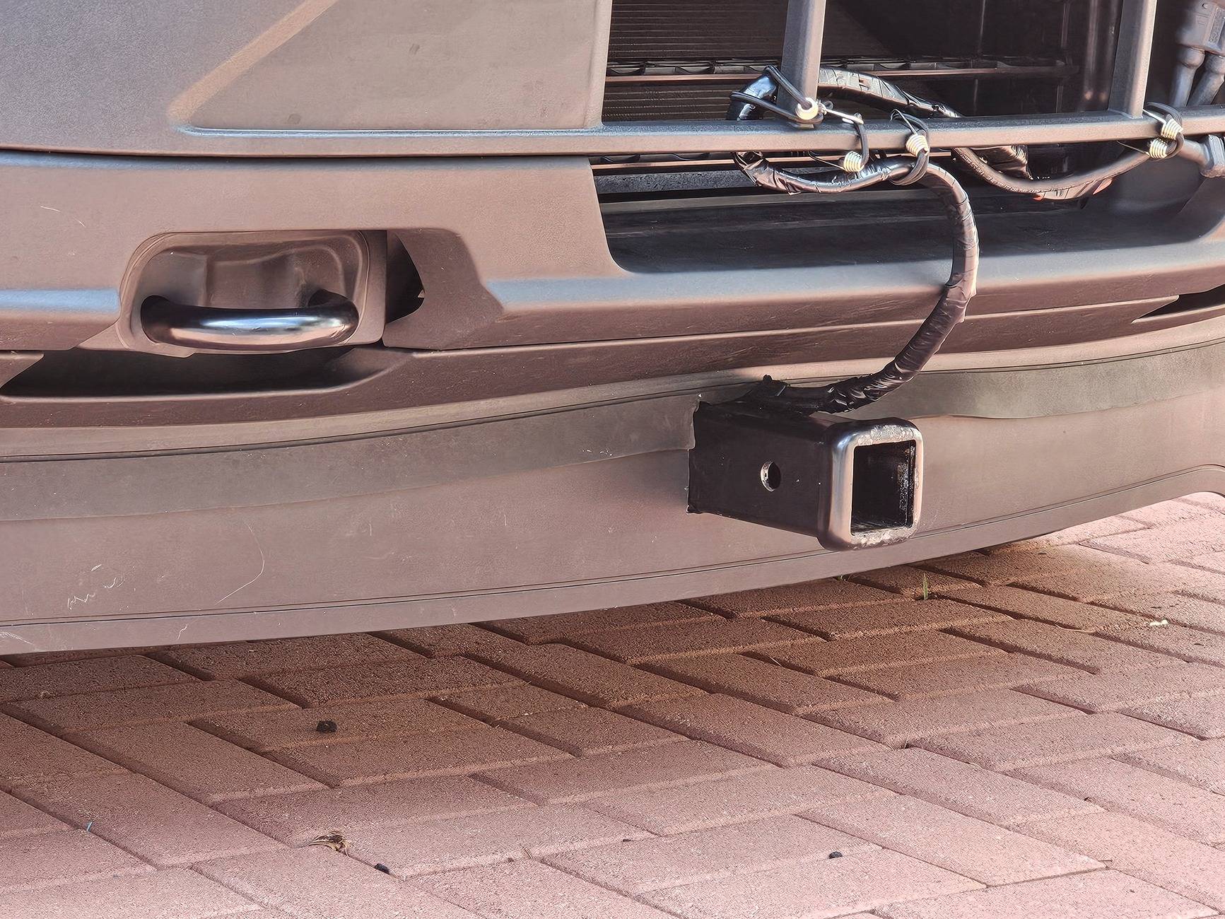 Ford F-150 Lightning Front Hitch Installed on Lightning - Good news 20250622_135553