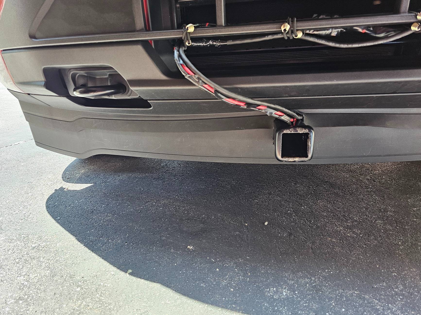 Ford F-150 Lightning Front Hitch Installed on Lightning - Good news 20250622_134005