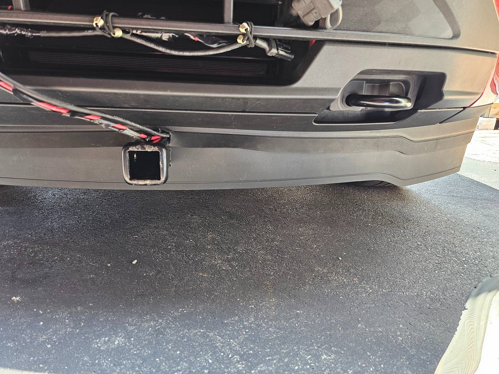 Ford F-150 Lightning Front Hitch Installed on Lightning - Good news 20250622_134002