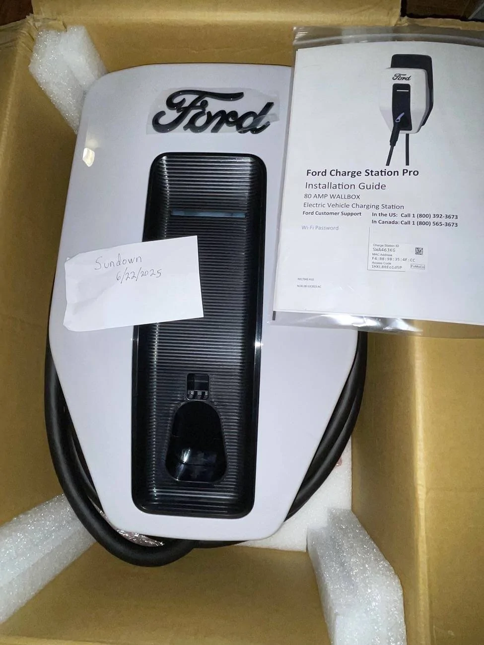 Ford F-150 Lightning Ford Charge Pro, A2Z NACS Adapter and Ford NACS Adapter IMG_0282