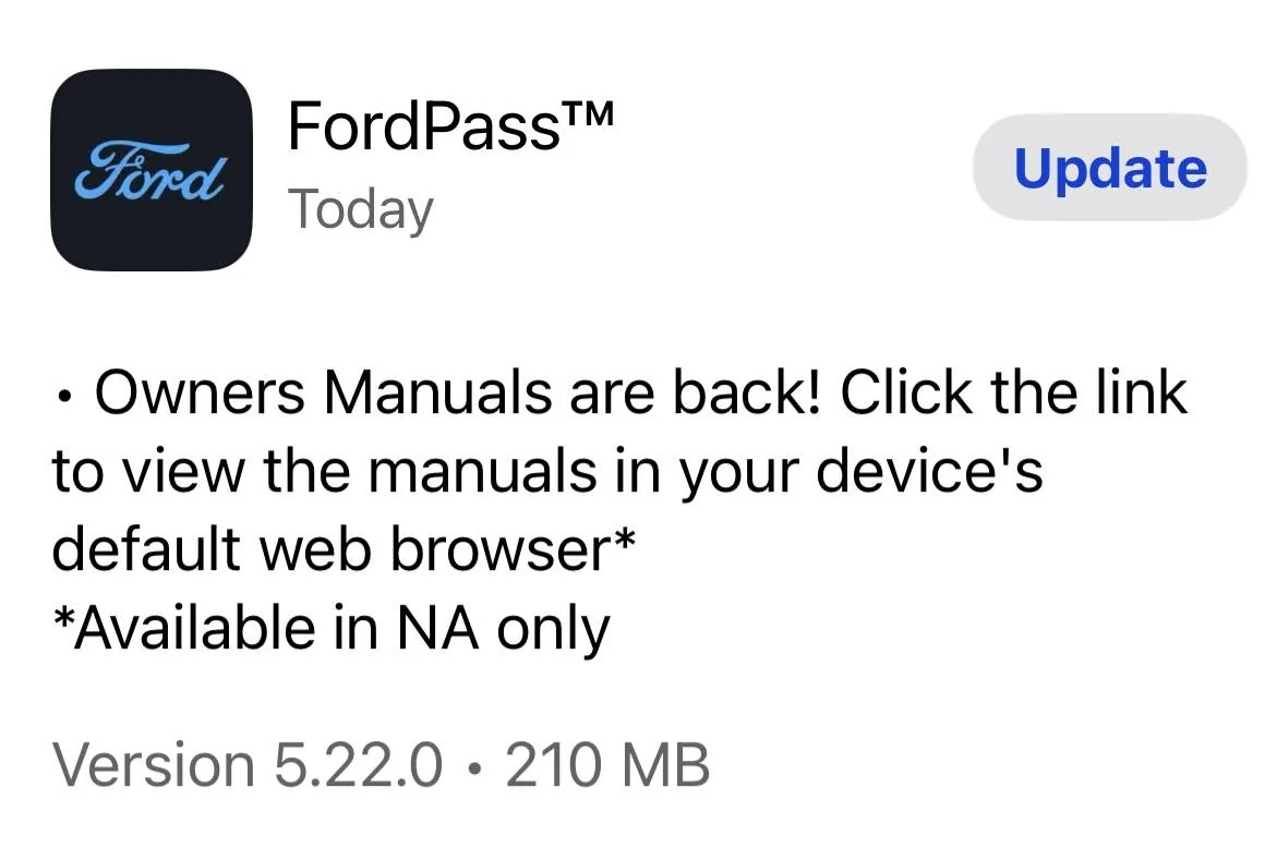 Ford F-150 Lightning Ford Pass v5.22.0 iOS & Android IMG_3506