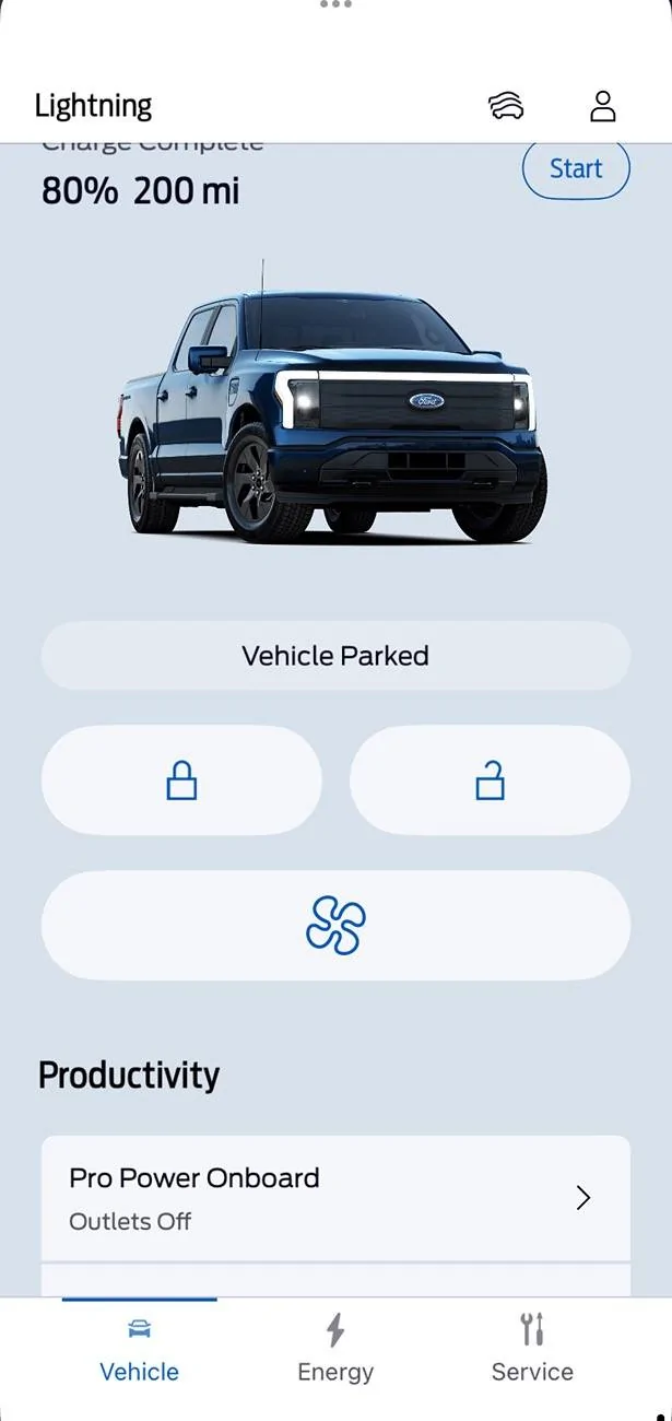 Ford F-150 Lightning Ford Pass v5.22.0 iOS & Android IMG_0710