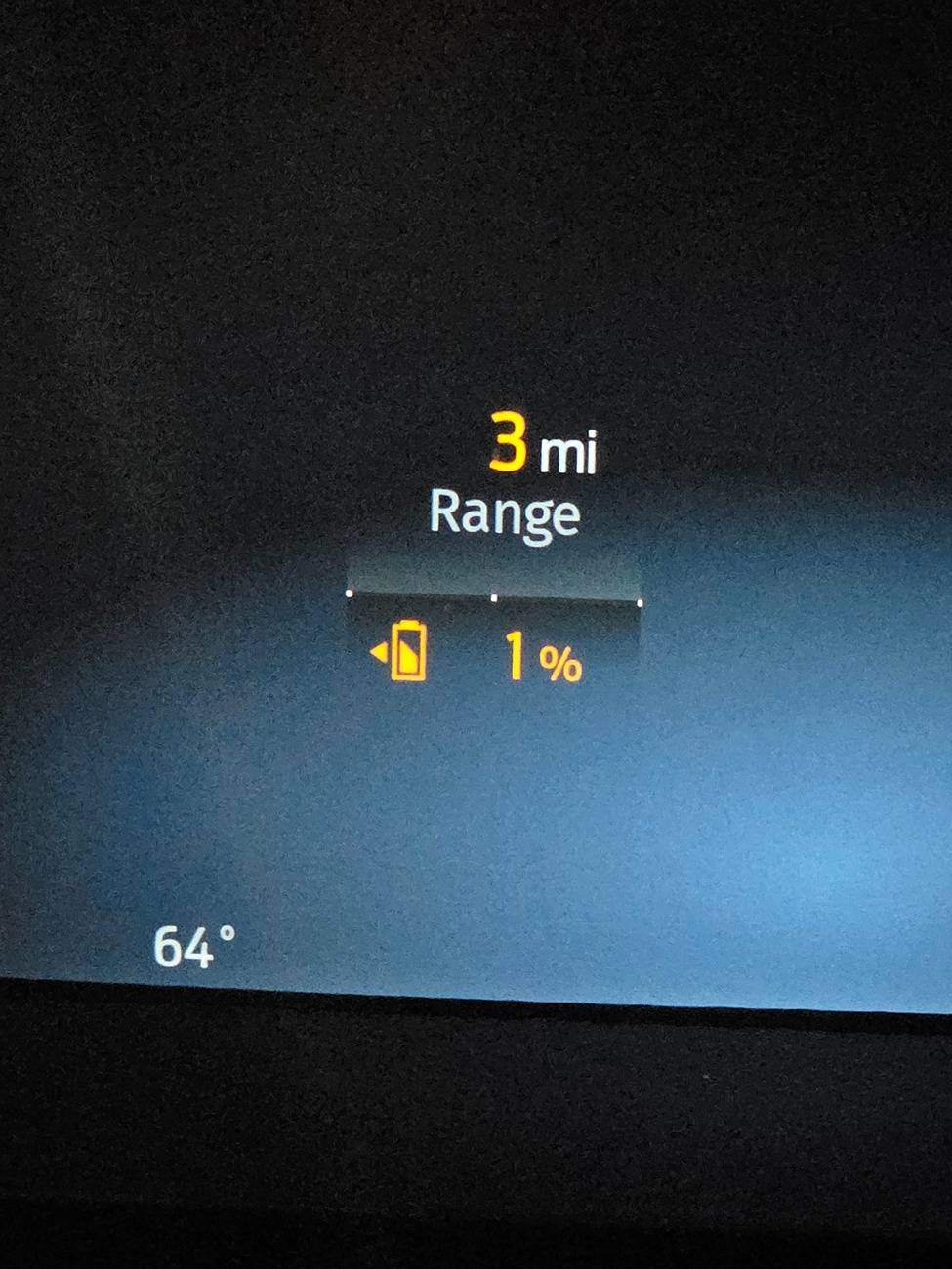 Ford F-150 Lightning 5% battery, 10kwh 20250622_211538