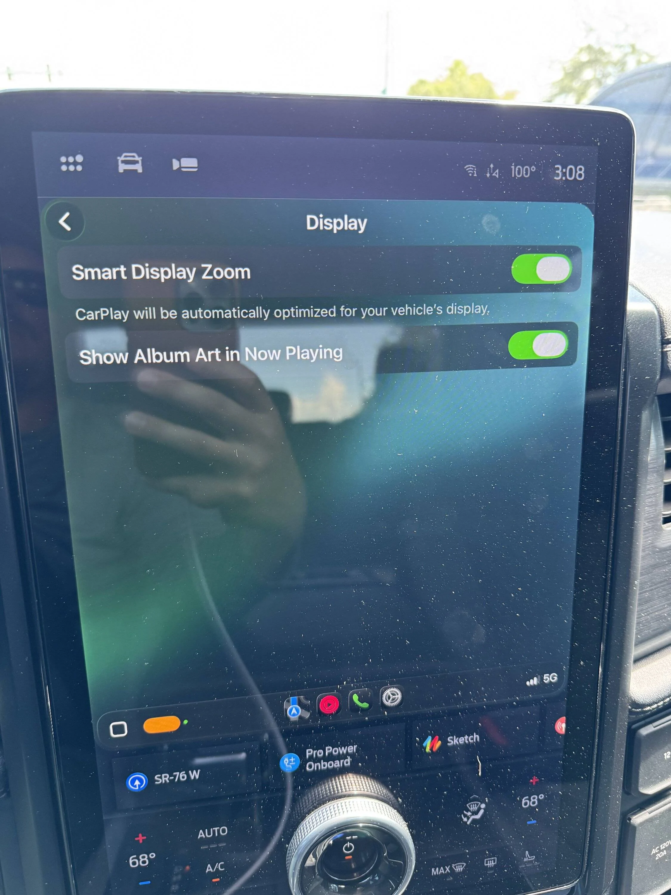 Ford F-150 Lightning Apple CarPlay Bigger Maps in iOS 26 IMG_0654