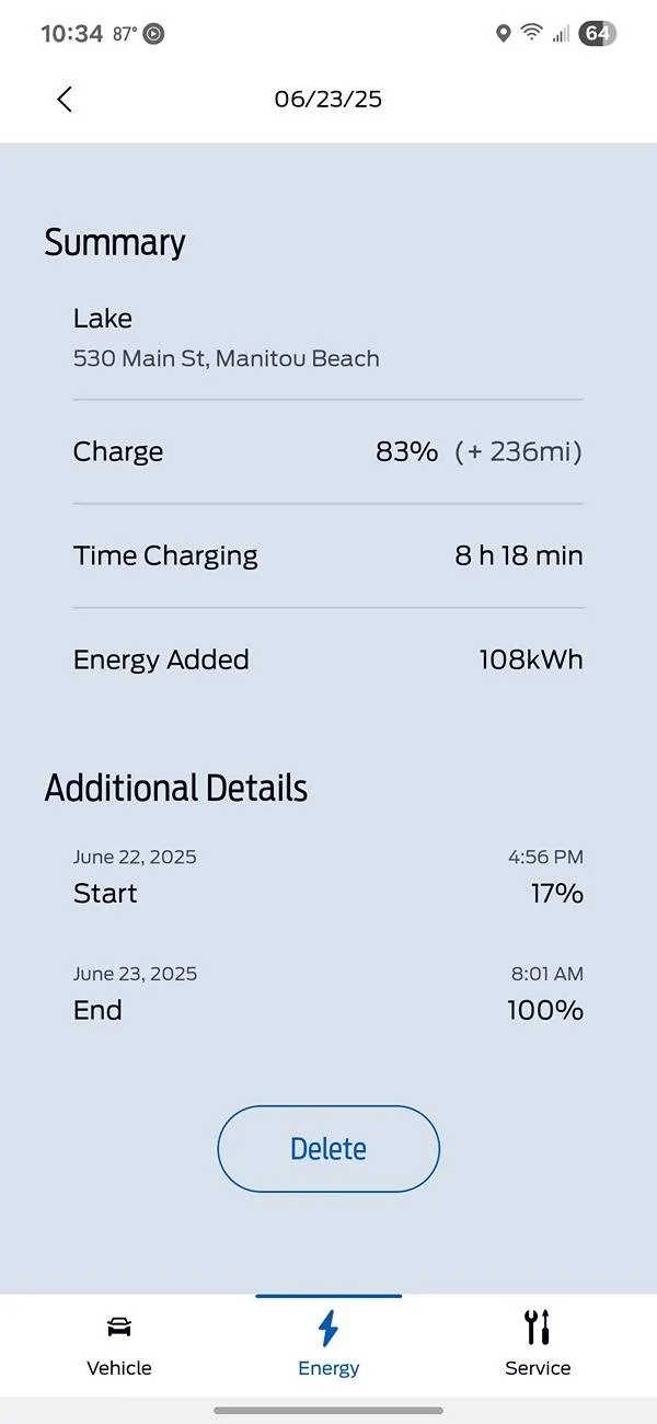 Ford F-150 Lightning Dealership Recommendation for Battery Replacement in Southern Michigan? 1000017713