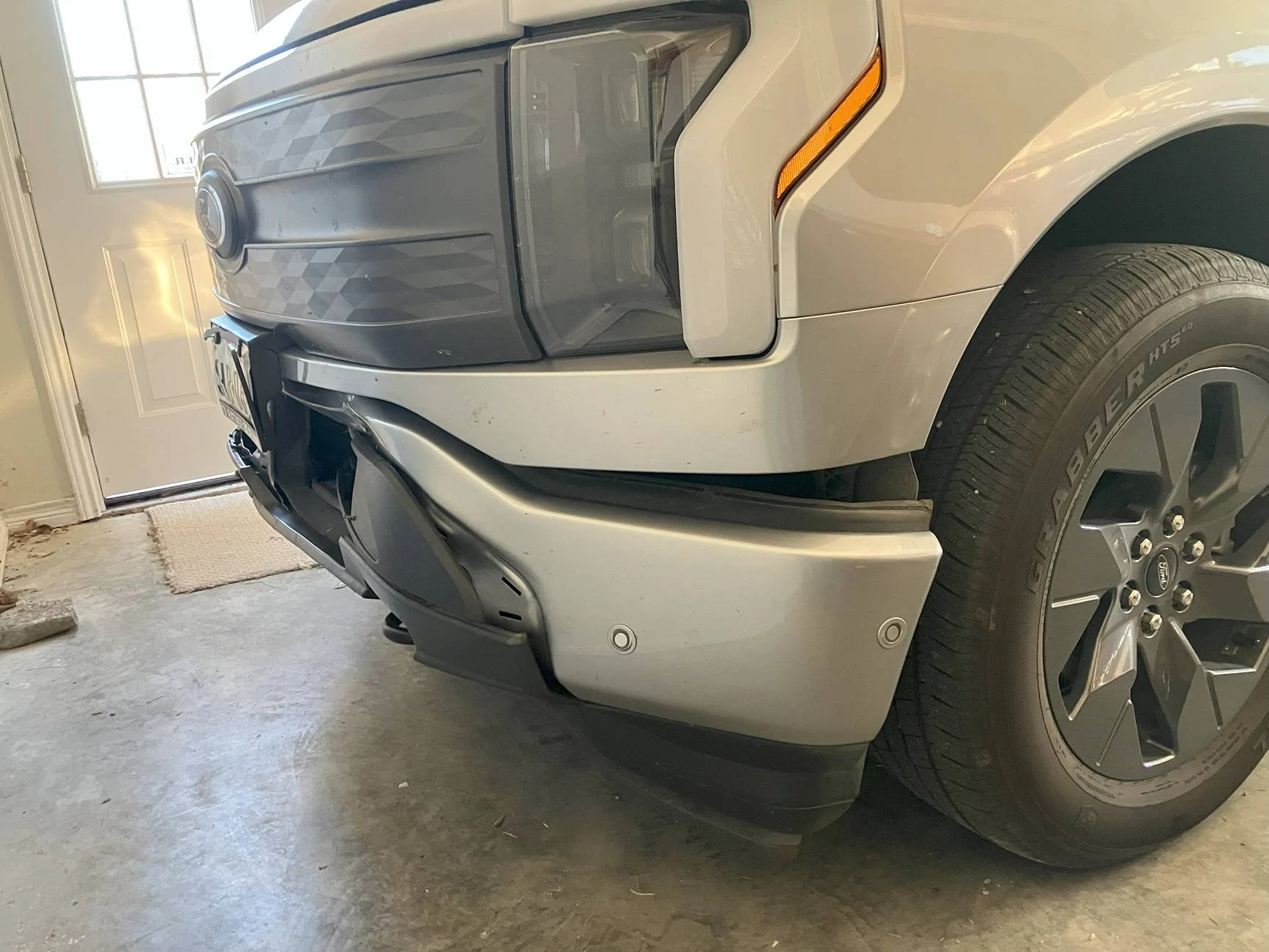 Ford F-150 Lightning T-Boned Today. Is It Totaled? Drivers sid