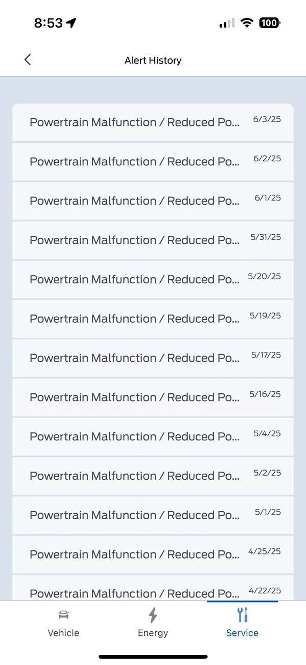 Ford F-150 Lightning Powertrain Malfunction/ Reduced Power IMG_0179