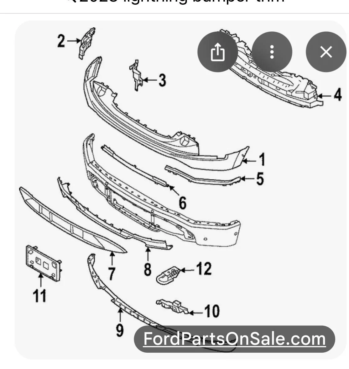 Ford F-150 Lightning Bumper Trim Assembly Help IMG_6851