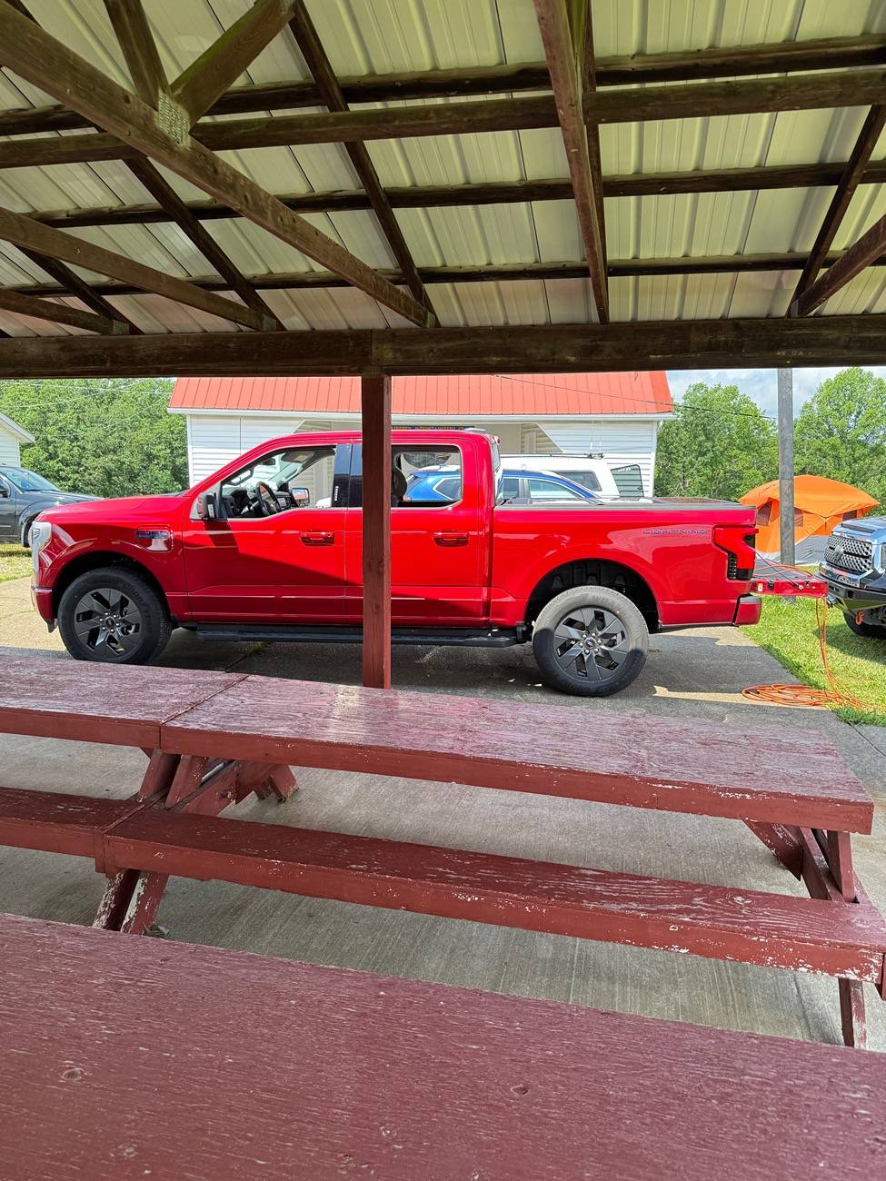 Ford F-150 Lightning Used my Lightning to power amateur radio field day IMG_0916