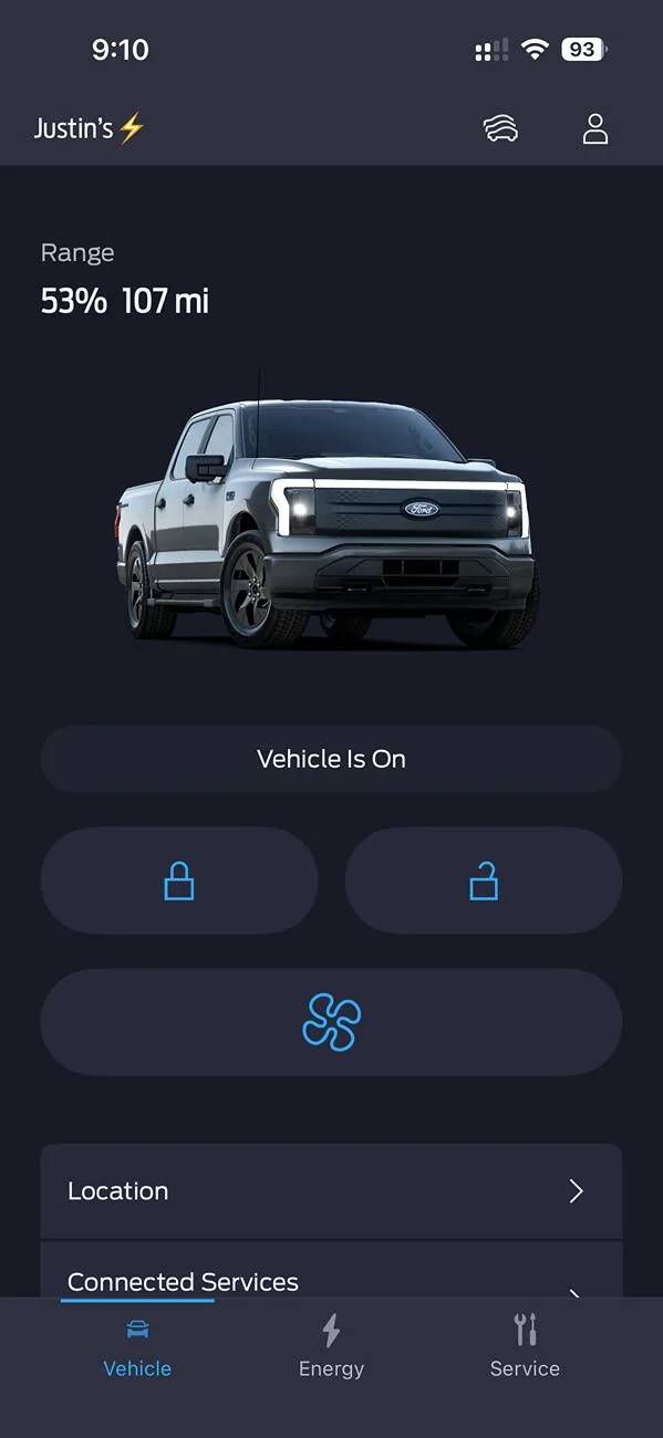 Ford F-150 Lightning FordPass app outage now, connectivity requirements normally? IMG_9512