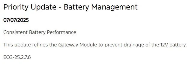 Ford F-150 Lightning ECG-25.2.7.6 Priority Update - Battery Management 1751918433603-f7